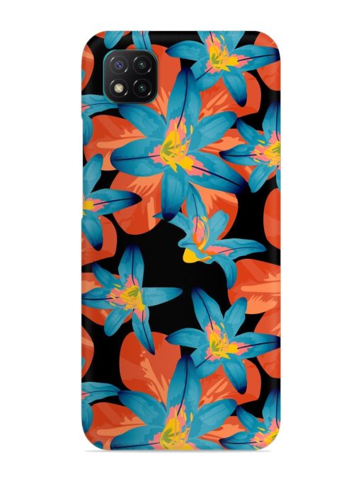 Philippine Flowers Seamless Snap Case for Poco C3 Zapvi