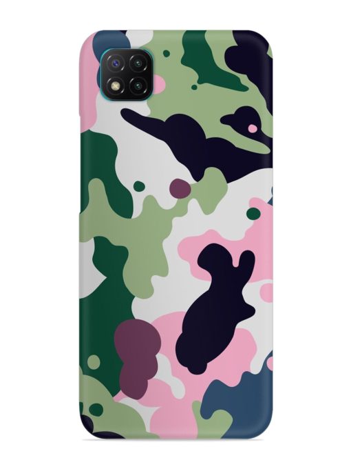 Seamless Funky Camouflage Snap Case for Poco C3 Zapvi