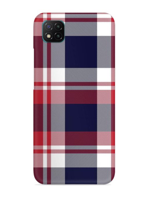 Classic Plaid Tartan Snap Case for Poco C3 Zapvi