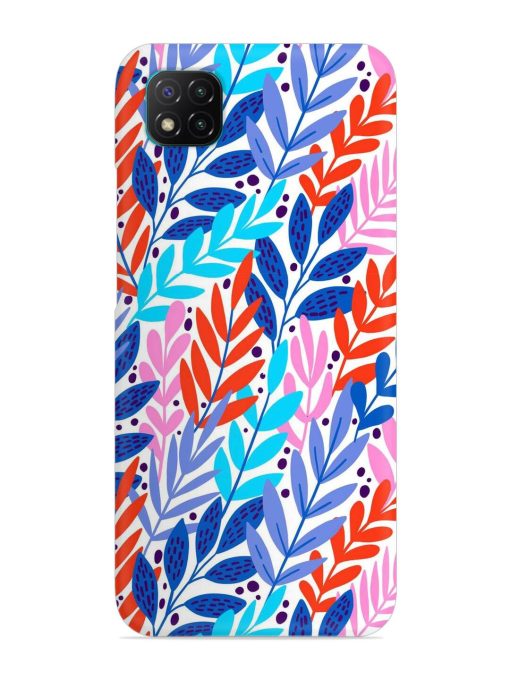 Bright Floral Tropical Snap Case for Poco C3 Zapvi