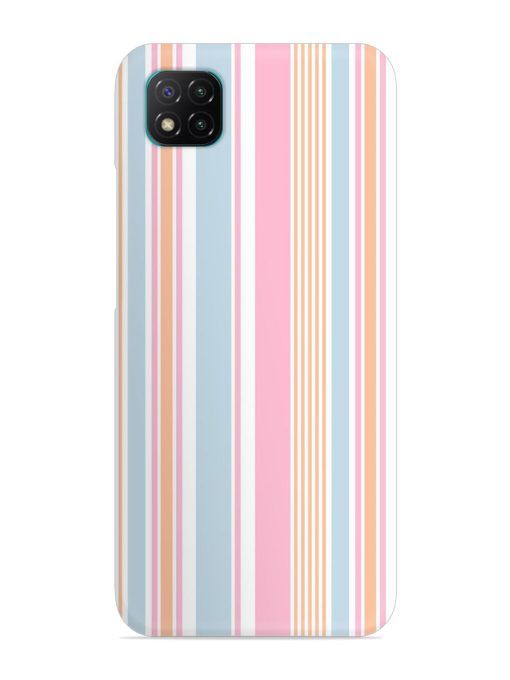 Stripe Seamless Pattern Snap Case for Poco C3 Zapvi