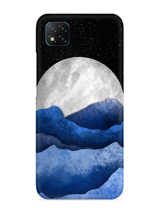 Full Moon Mountain Vector Snap Case for Poco C3 Zapvi