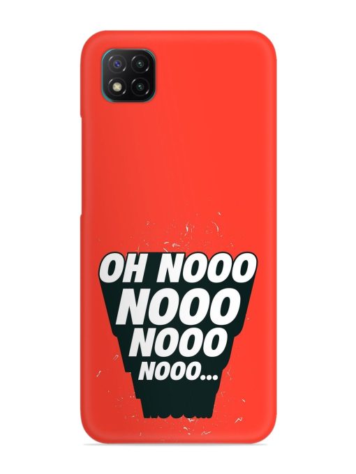 Oh Nooo Snap Case for Poco C3 Zapvi