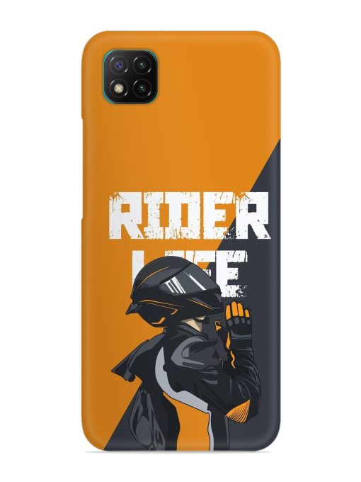 Rider Life Snap Case for Poco C3 Zapvi