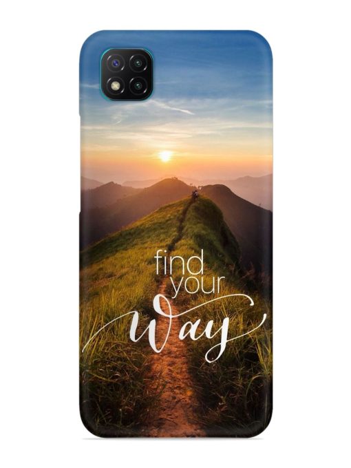 Find Your Way Snap Case for Poco C3 Zapvi