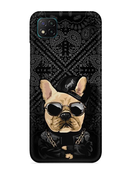 Gangsta Cool Sunglasses Dog Snap Case for Poco C3 Zapvi