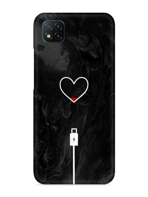 Heart Charging Vector Snap Case for Poco C3 Zapvi