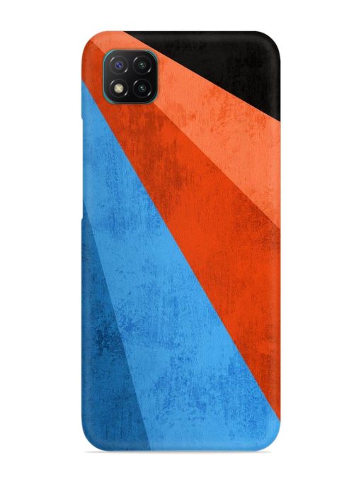 Modern Matte Abstract Snap Case for Poco C3 Zapvi