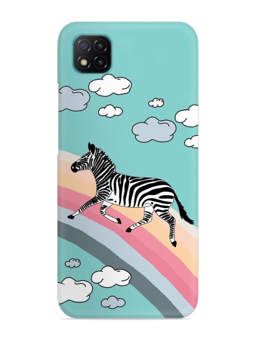 Running Zebra Snap Case for Poco C3 Zapvi