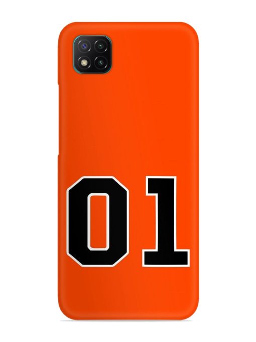 01 Number Snap Case for Poco C3