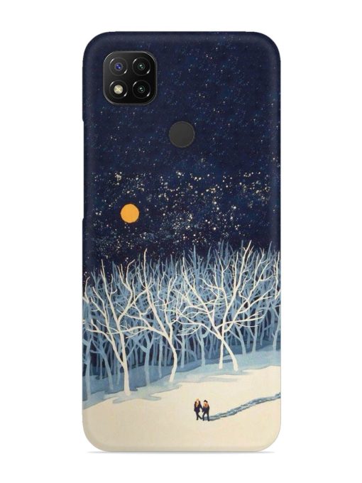 Full Moon Snowshoe Tour Snap Case for Poco C31 Zapvi