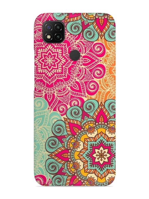 Mandala Seamless Snap Case for Poco C31 Zapvi