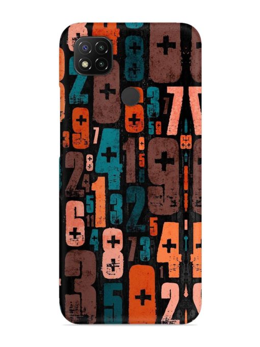 0 To 9 Art Snap Case for Poco C31 Zapvi