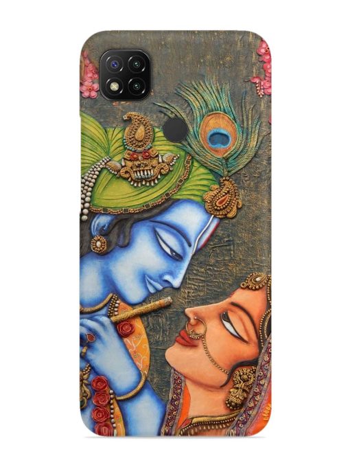 Lord Radha Krishna Flute Art Snap Case for Poco C31 Zapvi