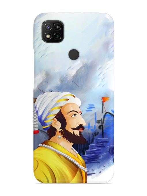 Shivaji Maharaj Color Paint Art Snap Case for Poco C31 Zapvi