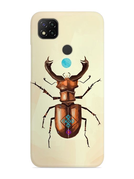 Stag Beetle Vector Snap Case for Poco C31 Zapvi