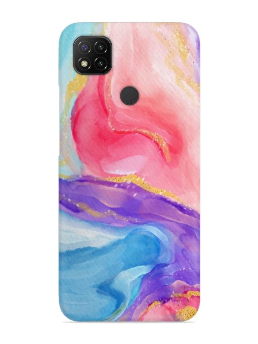 Watercolor Gradient Snap Case for Poco C31 Zapvi