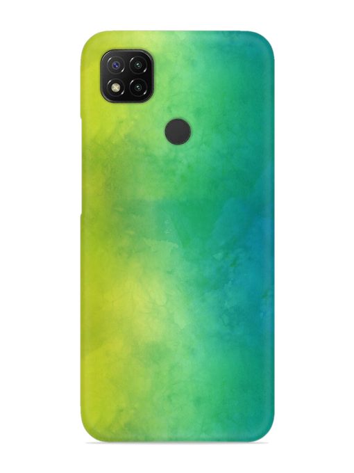 Yellow Green Gradient Snap Case for Poco C31 Zapvi