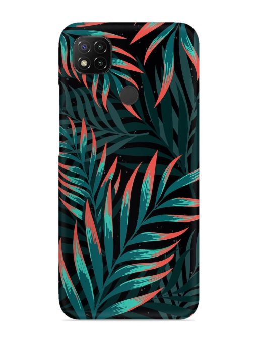 Green Leaf Art Snap Case for Poco C31 Zapvi