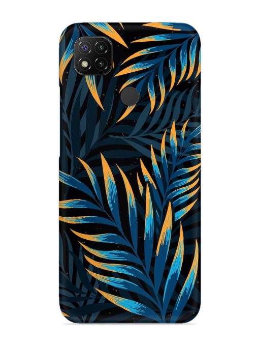 Abstract Leaf Art Snap Case for Poco C31 Zapvi