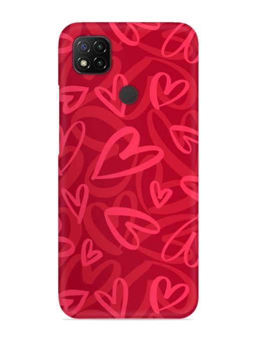 Seamless Romantic Pattern Snap Case for Poco C31 Zapvi