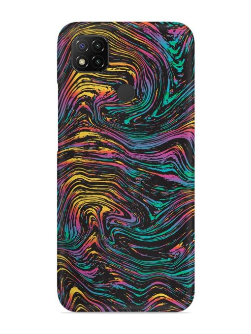 Abstract Liquid Colors Snap Case for Poco C31