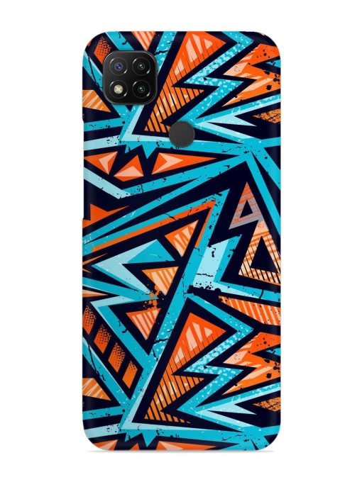 Abstract Seamless Grunge Snap Case for Poco C31 Zapvi