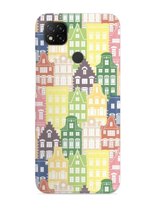 Seamless Shapes Pattern Snap Case for Poco C31 Zapvi