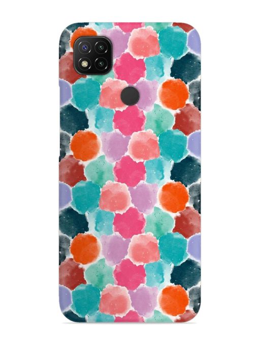 Colorful Seamless Pattern Snap Case for Poco C31 Zapvi