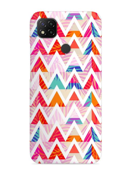 Abstract Triangle Background Snap Case for Poco C31