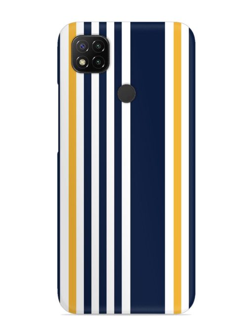 Seamless Stripe Pattern Snap Case for Poco C31 Zapvi