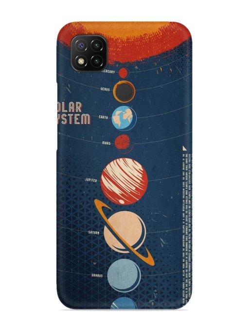 Solar System Vector Snap Case for Poco C31 Zapvi