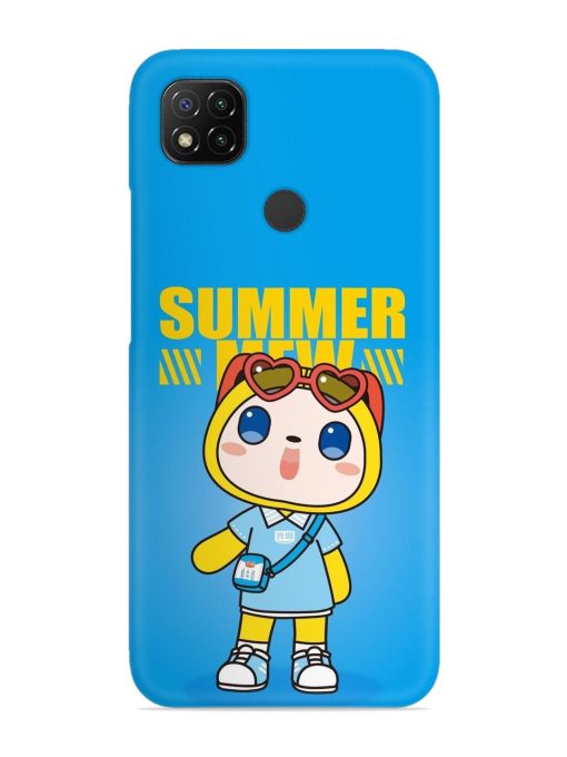 Summer Mew Cartoon Snap Case for Poco C31 Zapvi