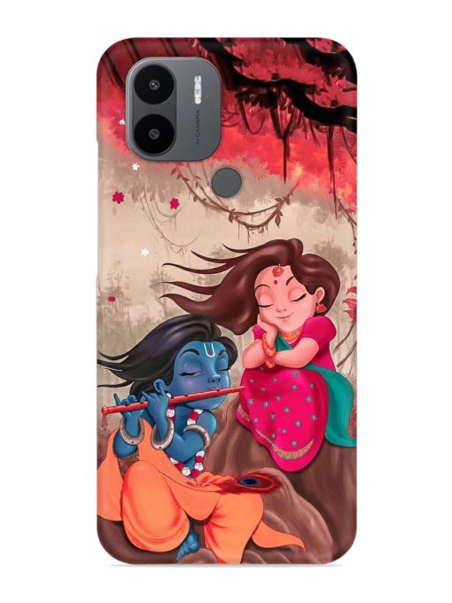 Radhe Krishna Water Art Snap Case for Poco C50 Zapvi