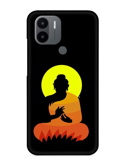 Buddha Art Black Snap Case for Poco C50 Zapvi