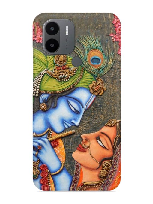 Lord Radha Krishna Flute Art Snap Case for Poco C50 Zapvi