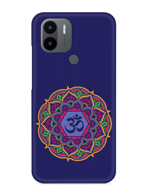 Om Mandala Art Blue Snap Case for Poco C50 Zapvi