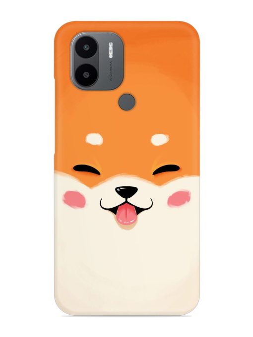 Cute Dog Face Vector Snap Case for Poco C50 Zapvi