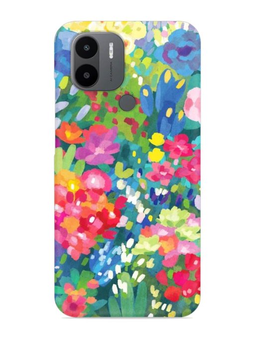 Watercolor Flower Art Snap Case for Poco C50 Zapvi