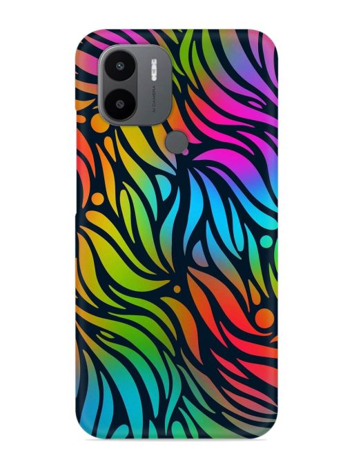 Abstract Leaf Design Snap Case for Poco C50 Zapvi