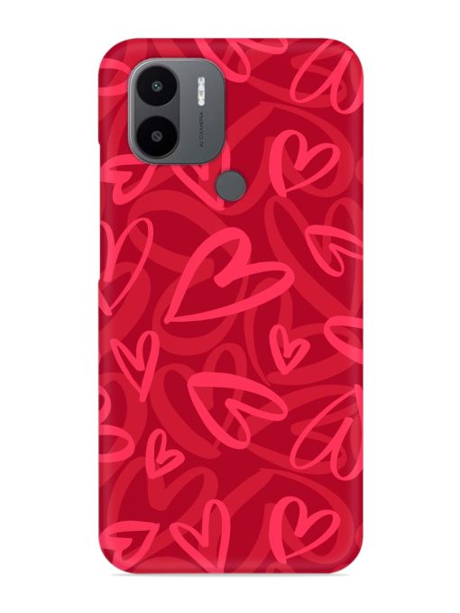 Seamless Romantic Pattern Snap Case for Poco C50 Zapvi