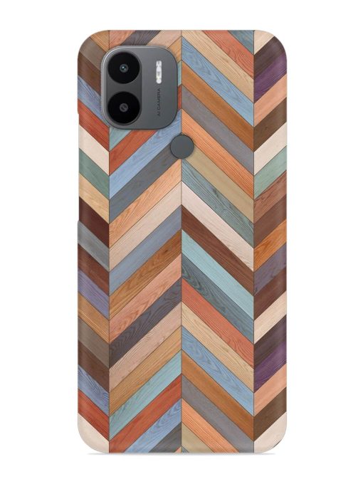 Seamless Wood Parquet Snap Case for Poco C50