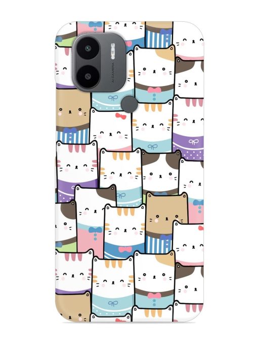 Cute Adorable Cat Snap Case for Poco C50 Zapvi