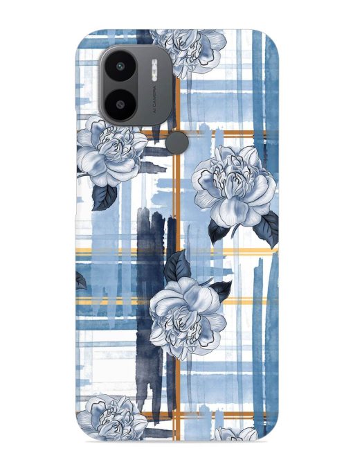 Watercolor Pattern Rose Snap Case for Poco C50 Zapvi