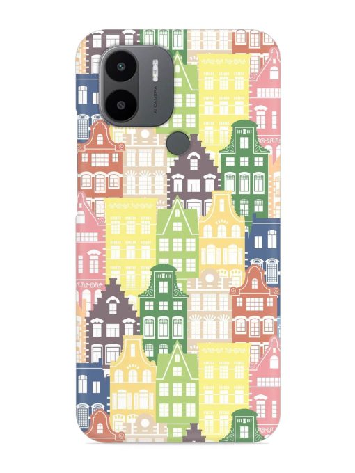 Seamless Shapes Pattern Snap Case for Poco C50 Zapvi