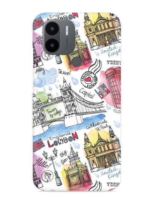 Vector London Landmark Snap Case for Poco C50 Zapvi