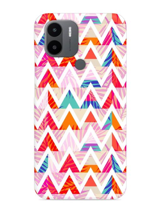 Abstract Triangle Background Snap Case for Poco C50 Zapvi