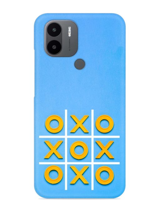 Yellow Plastic Crosses Snap Case for Poco C50 Zapvi