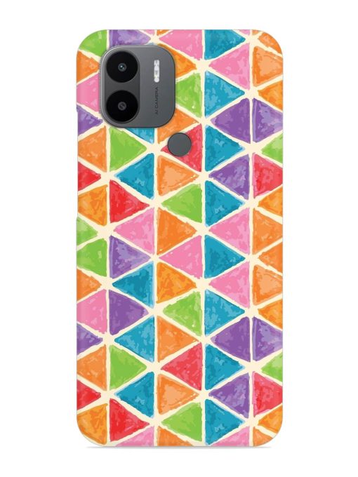 Seamless Colorful Isometric Snap Case for Poco C50 Zapvi