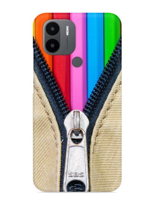 Zip In Color Snap Case for Poco C50 Zapvi